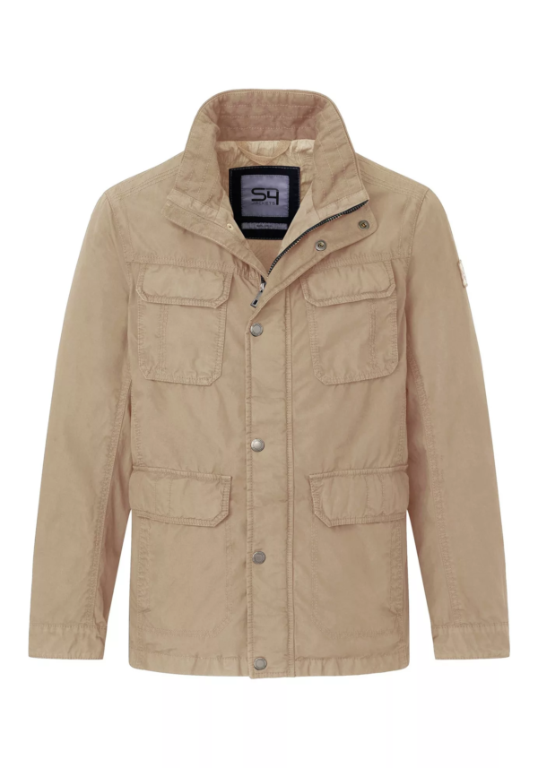 Saharienne grande taille S4 Jackets coton beige.